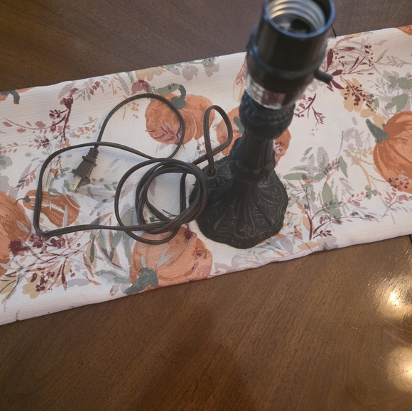 Elegant Cream Table Lamp with Fringe - Picture 12 of 16